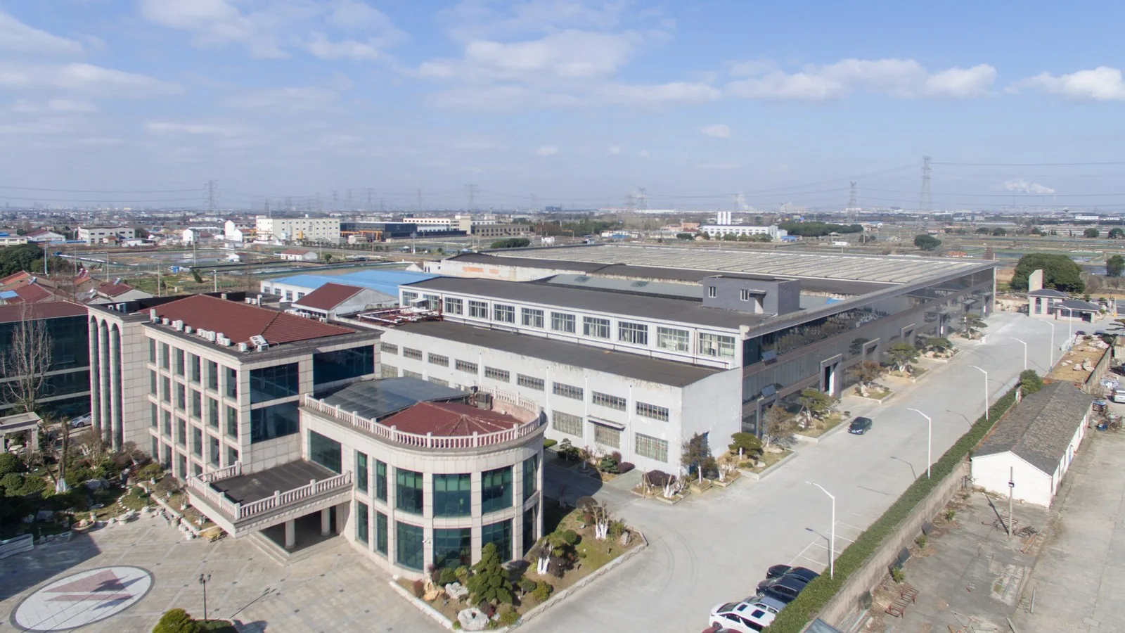 Changzhou Huayi campus aerial view