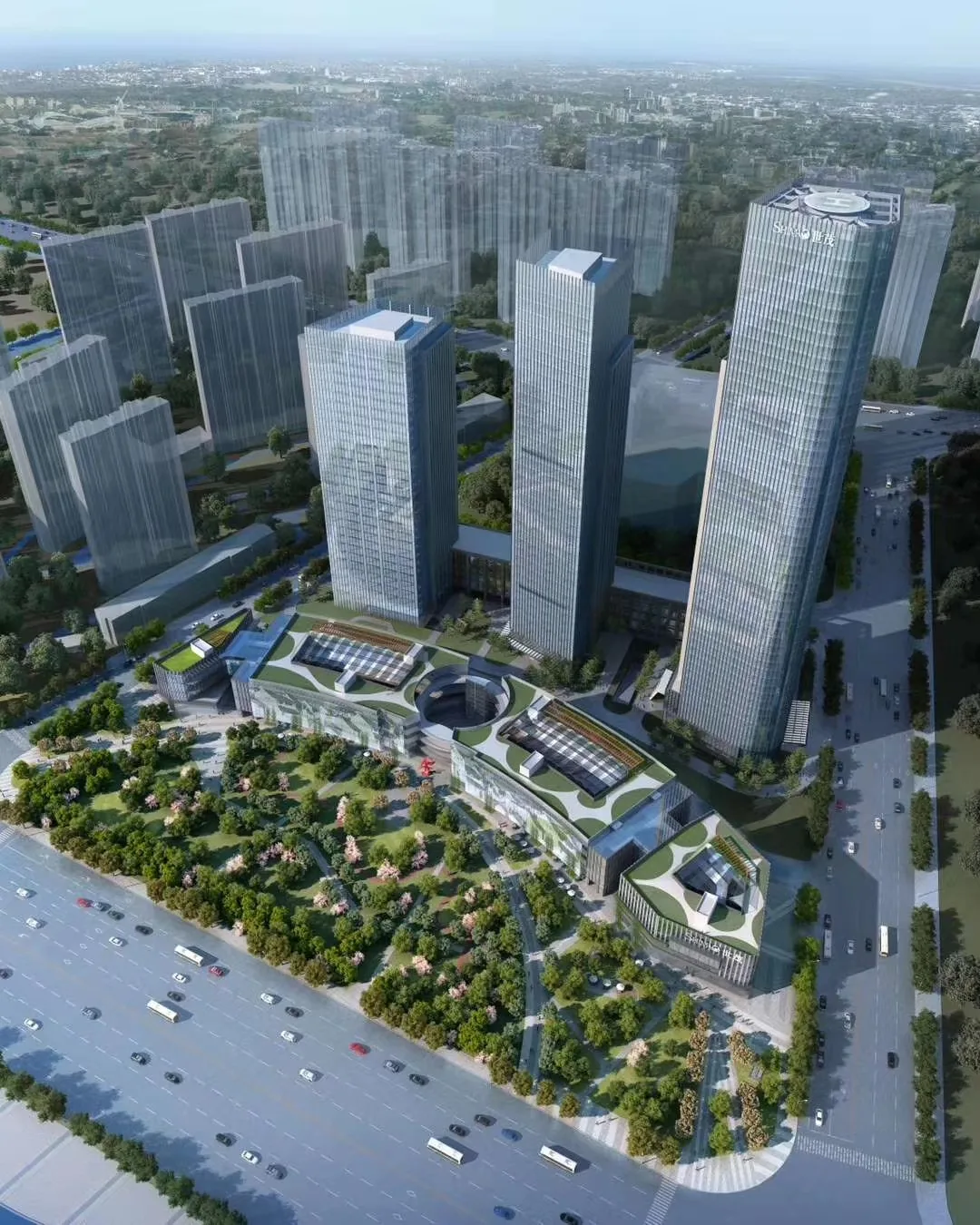 Changshu Business Center facade project