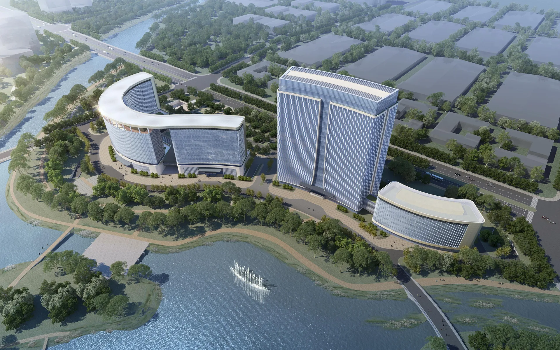Industrial Internet Innovation Center facade project