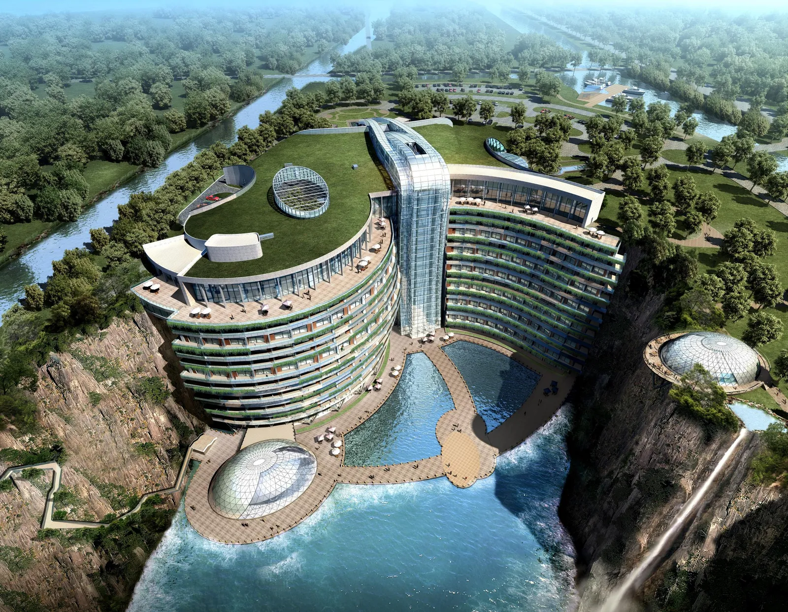 Shanghai Quarry Hotel facade project