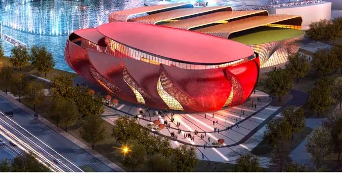 Xuyi Lobster Town facade project