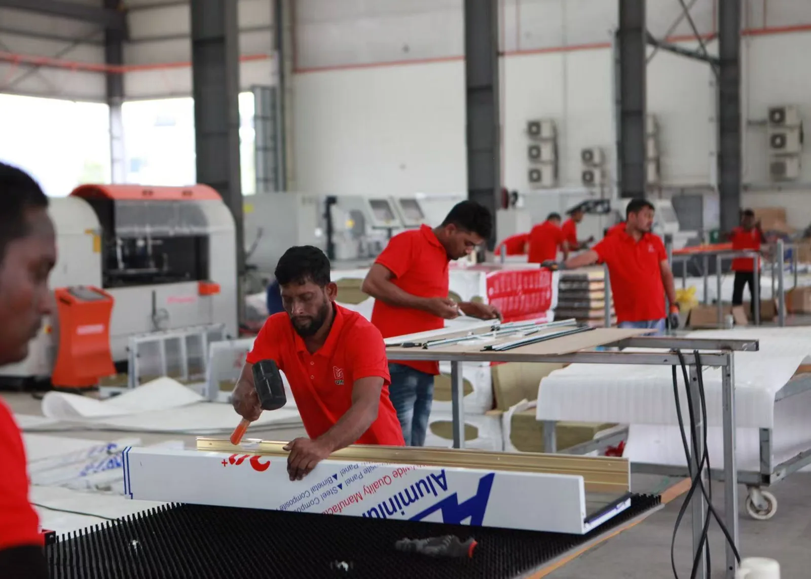 QIMU Facade SDN BHD production workshop